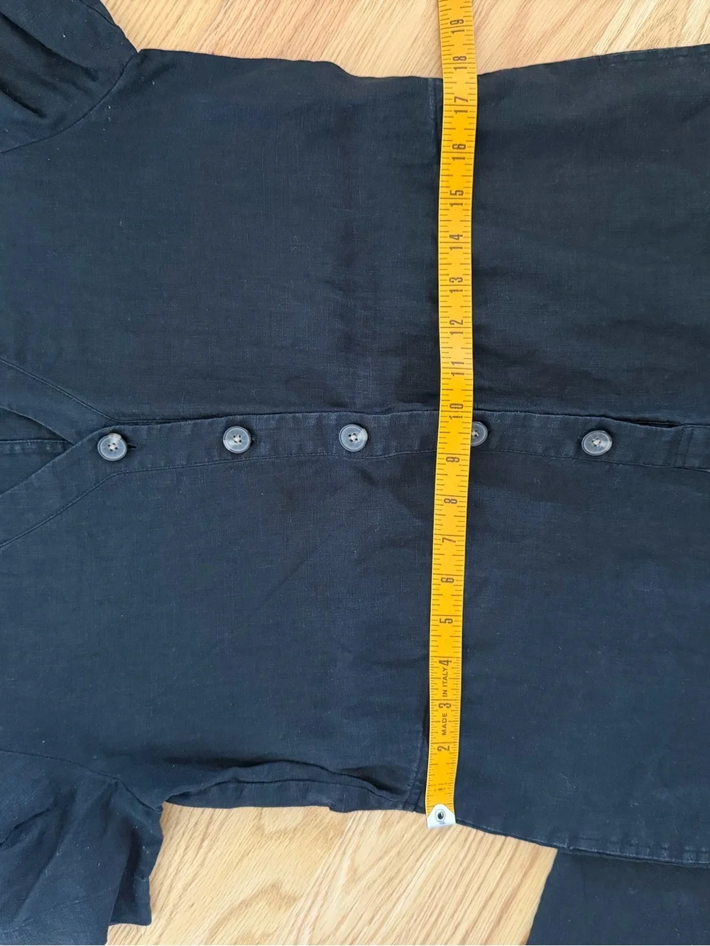 Everlane Black Linen Jumpsuit 6